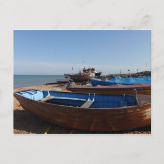 Cartão Postal Barcos De Pesca Em Kent