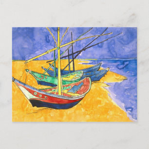 Cartão Postal Barcos de Pesca Sardos-Mários Van Gogh Fine
