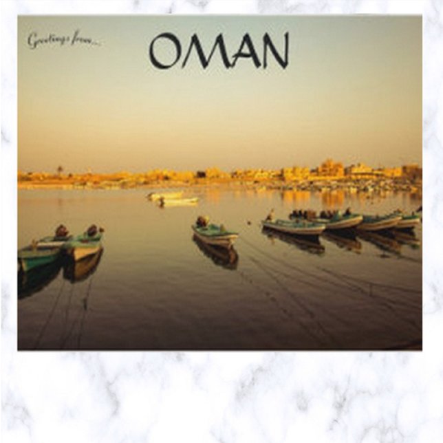 Cartão Postal Barcos de Salalah Oman (Criador carregado)