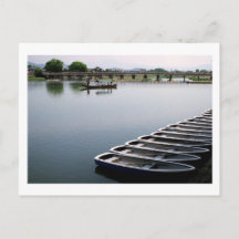 Barcos-Linha: Arashiyama, Cartão-Postal de Quioto