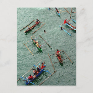 Cartão Postal Barcos na Indonésia
