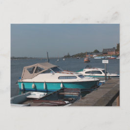 Cartão Postal Barcos no Norfolk Broads