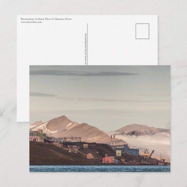 Cartão Postal Barentsburg Svalbard (Frente/Verso)