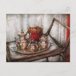 Cartão Postal Barista - Tea Set - Chá da manhã