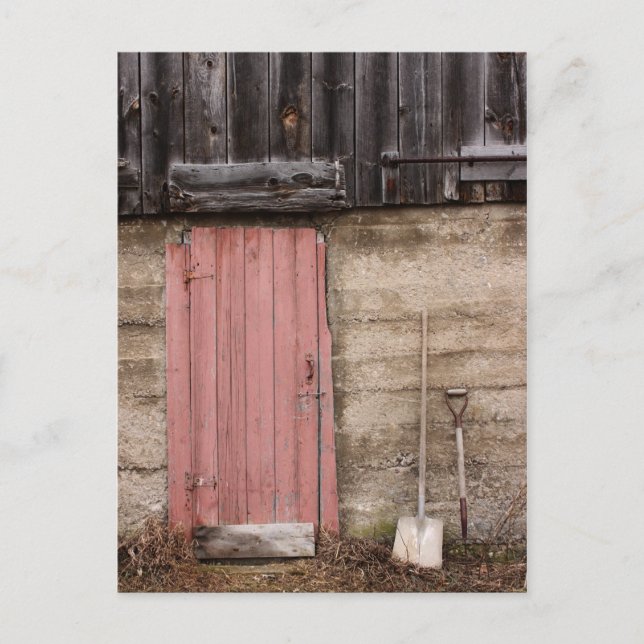 Cartão Postal Barn Door (Frente)