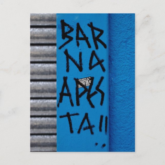 Cartão Postal Barna apesta! (Frente)