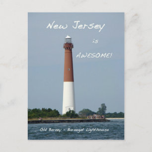 Cartão Postal Barnegat Lighthouse Long Beach Island New Jersey