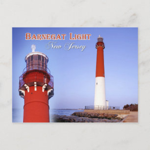 Cartão Postal Barnegat Lighthouse, Nova Jersey
