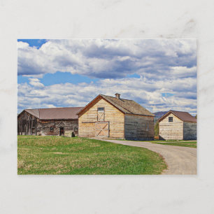 Cartão Postal Barns Antigos