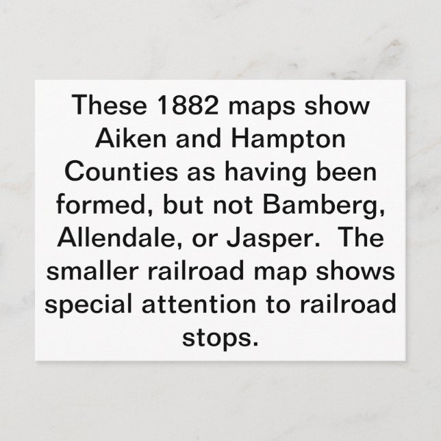 Cartão Postal barnwell (Frente)