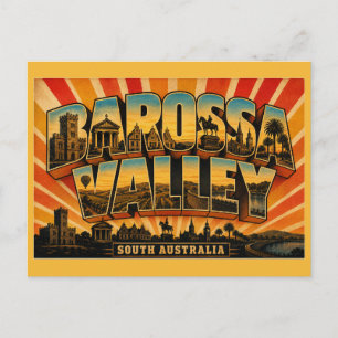 Cartão Postal Barossa Valley Austrália Meridional Marcas Históri