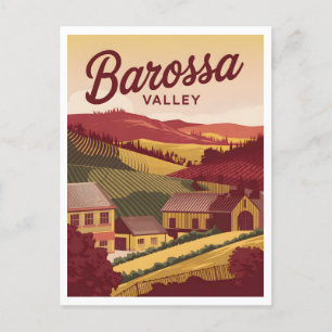 Cartão Postal Barossa Valley Vintage