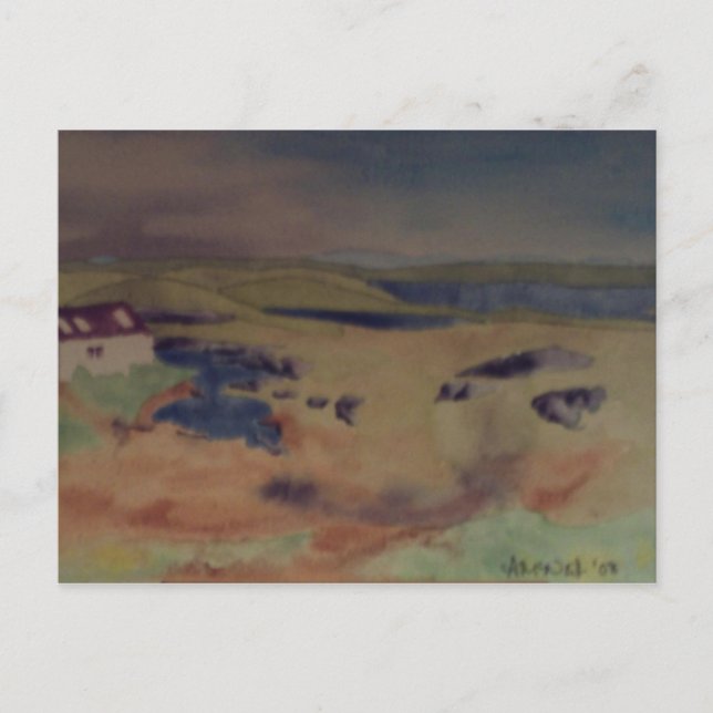 Cartão Postal Barra, hebridas externas (Frente)