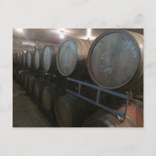 Cartão Postal barraca de vinho