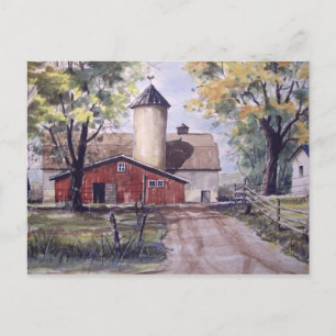 Cartão Postal Barragem no final do Cartão-postal de Driveway