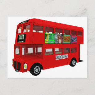 Cartão Postal Barramento de dois andares