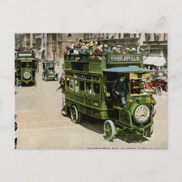 Cartão Postal Barramento Decker Duplo na Avenida 5