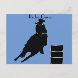 Cartão Postal Barrel Racer