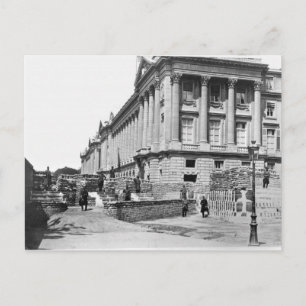 Cartão Postal Barricade durante o Município de Paris