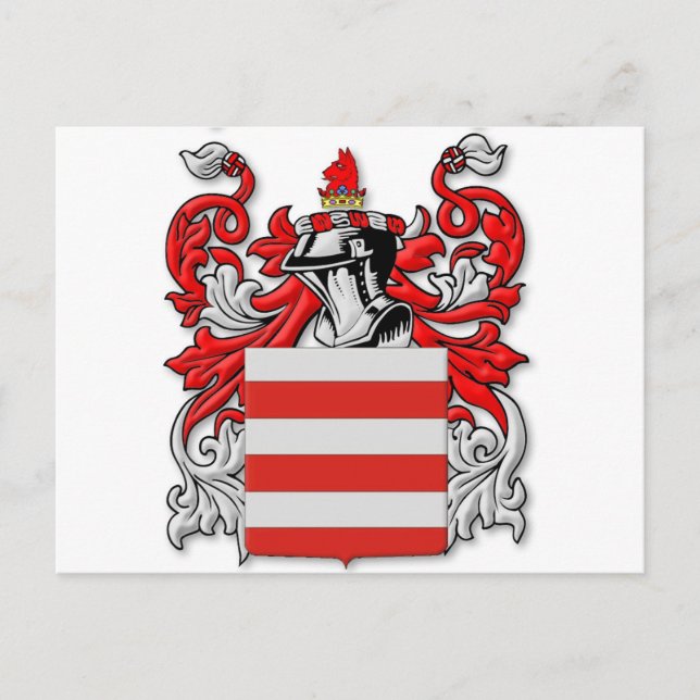 Cartão Postal Barrie Casaco of Arms (Frente)