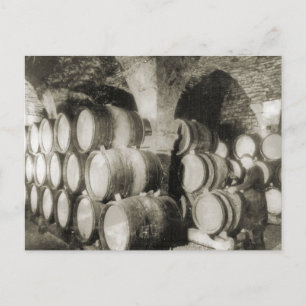Cartão Postal Barris de vinho fazer