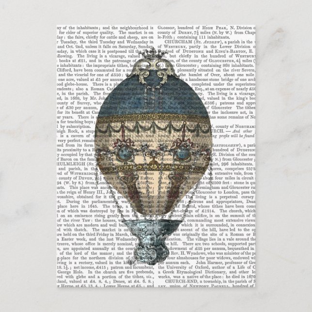 Cartão Postal Barroco Fantasy Balão 2 2 (Frente)