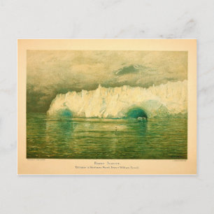 Cartão Postal Barry Glacier Alaska vintage Prince William Sound