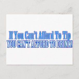 Cartão Postal Bartender Say