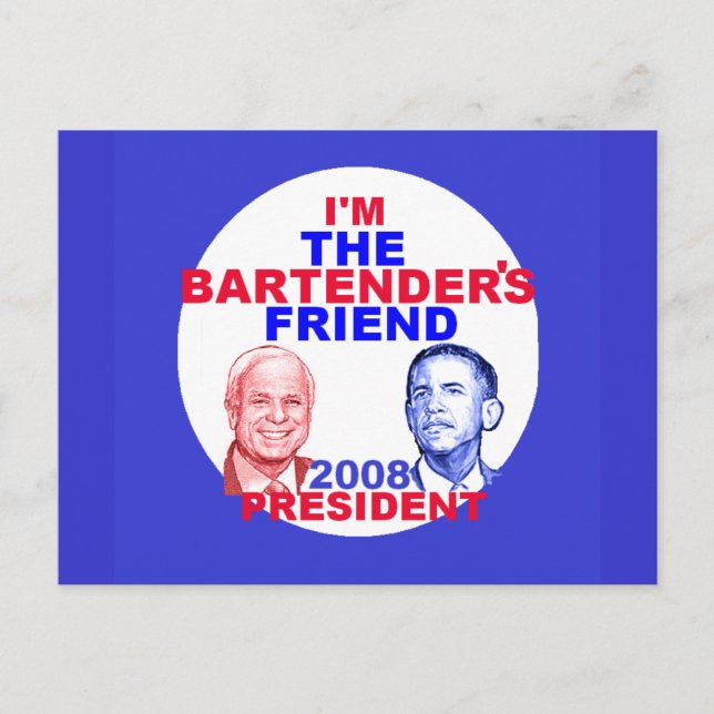 Cartão postal BARTENDERS (Frente)