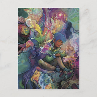 Cartão Postal Bartok toma chá~~~~