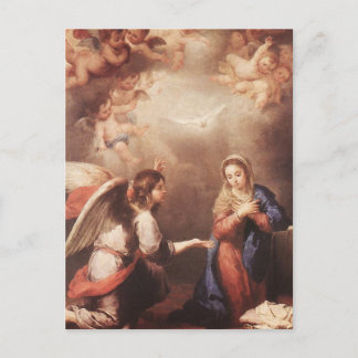 Cartão Postal Bartolome Murillo - A Anunciação