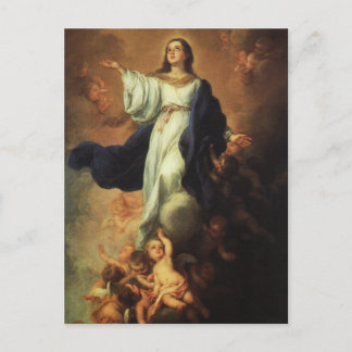 Cartão Postal Bartolome Murillo - Assunção da Virgem