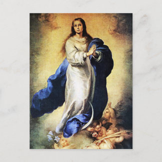 Cartão Postal Bartolome Murillo - Conceito Imaculado