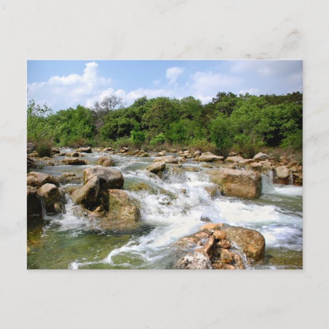 Cartão Postal Barton Creek - Austin, Texas - 3 Mile Waterfall (Frente)