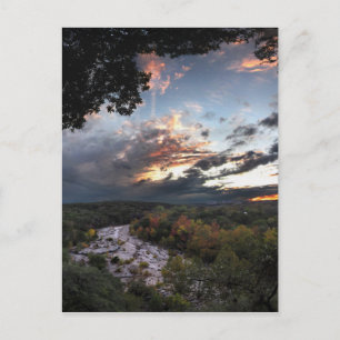 Cartão Postal Barton Creek Sunset - Austin, Texas