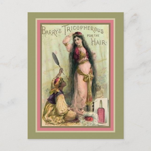 Cartão Postal Barys Tricopherous Para O Cabelo (Frente)