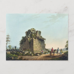 Cartão Postal Base de uma Coluna Colossal perto de Syracuse, pla