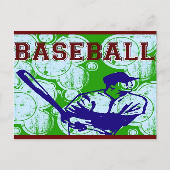 CARTÃO POSTAL BASEBALL (Frente)