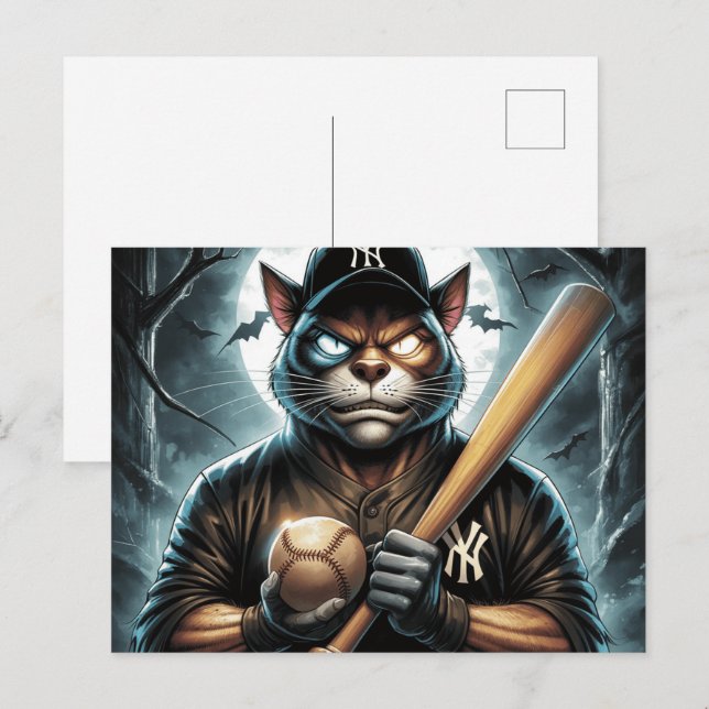 Cartão Postal Baseball (Frente/Verso)