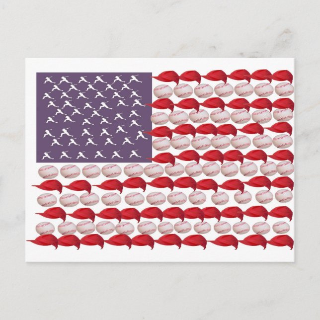 Cartão Postal Baseball Americano (Frente)
