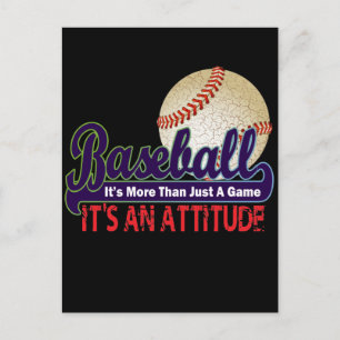 CARTÃO POSTAL BASEBALL - É MAIS DO QUE UM JOGO