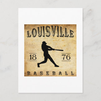 Cartão Postal Baseball em Louisville Kentucky, 1876