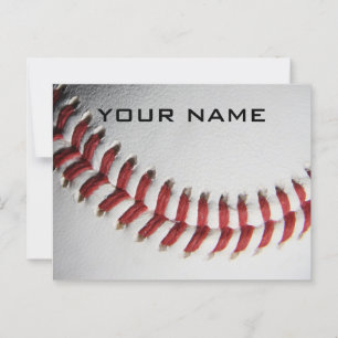 Cartão Postal Baseball Inspirational Adicione seu nome