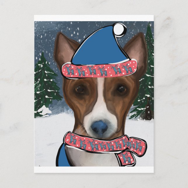 CARTÃO POSTAL BASENJI (Frente)