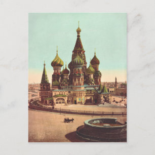 Cartão Postal Basil, Red Square Moscou