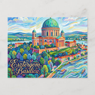 Cartão Postal Basílica de Esztergom Hungria