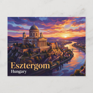 Cartão Postal Basílica de Esztergom Hungria