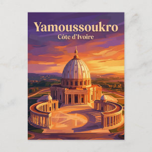 Cartão Postal Basílica de Nossa Senhora da Paz Costa do Marfim