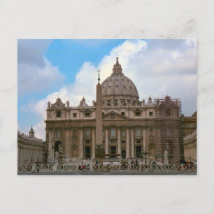 Cartão Postal Basilica de rua Peter, Vaticano