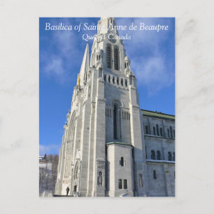 Cartão Postal Basilica de Sainte Anne de Beaupre, Quebec, Canad